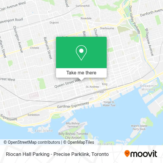 Riocan Hall Parking - Precise Parklink plan