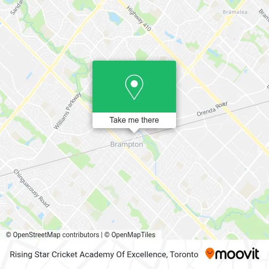 Rising Star Cricket Academy Of Excellence map