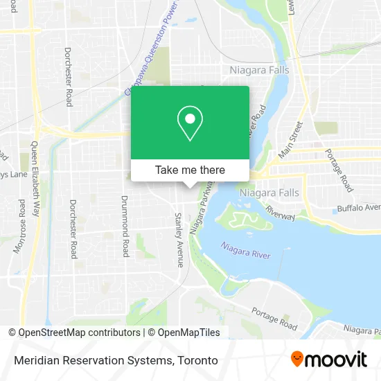 Meridian Reservation Systems map