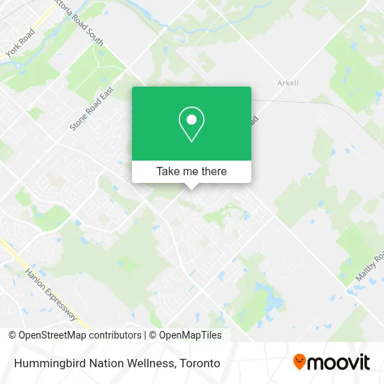 Hummingbird Nation Wellness map