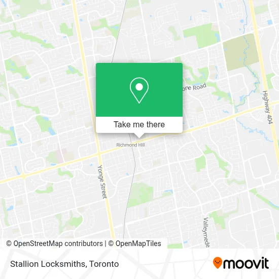 Stallion Locksmiths map