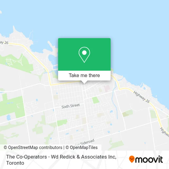The Co-Operators - Wd Redick & Associates Inc map