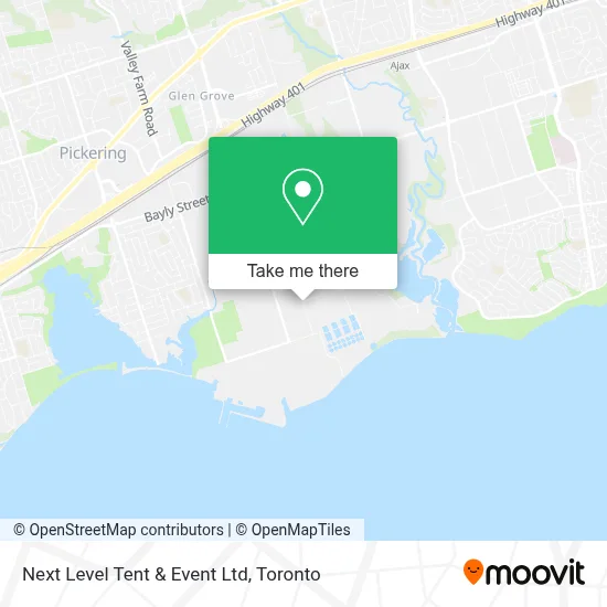 Next Level Tent & Event Ltd map