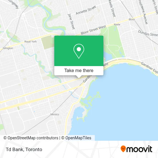 Td Bank map