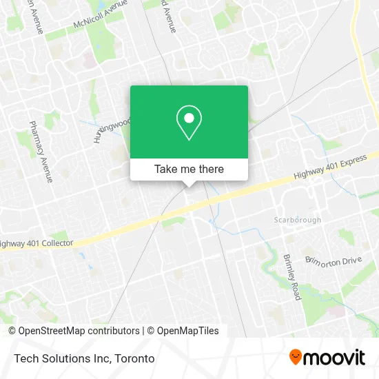 Tech Solutions Inc map