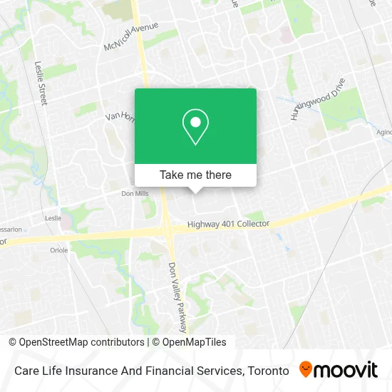 Care Life Insurance And Financial Services map
