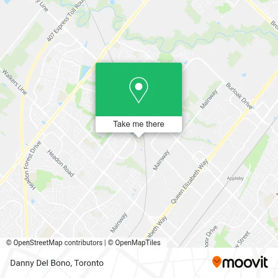 Danny Del Bono map