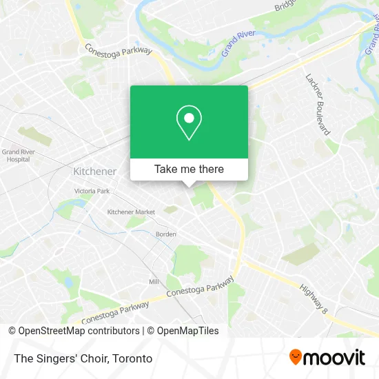The Singers' Choir map