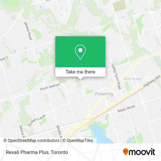 Rexall Pharma Plus map