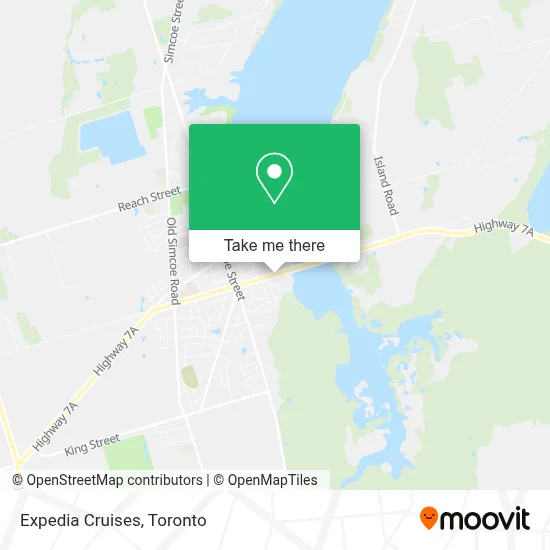 Expedia Cruises map