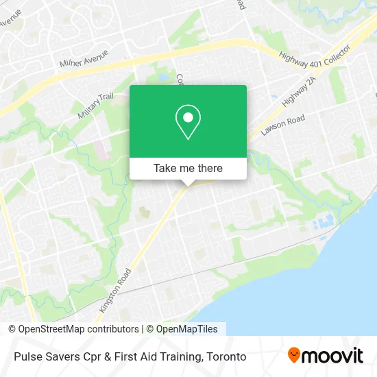 Pulse Savers Cpr & First Aid Training map