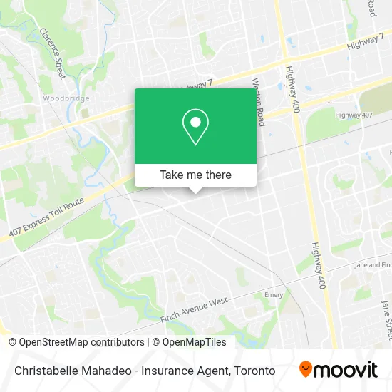 Christabelle Mahadeo - Insurance Agent map