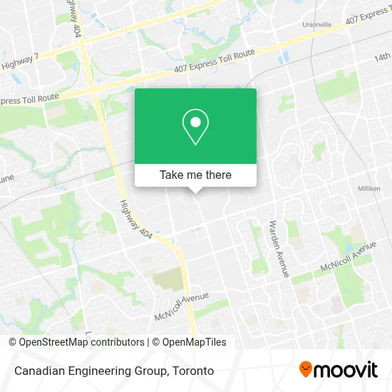 Canadian Engineering Group map