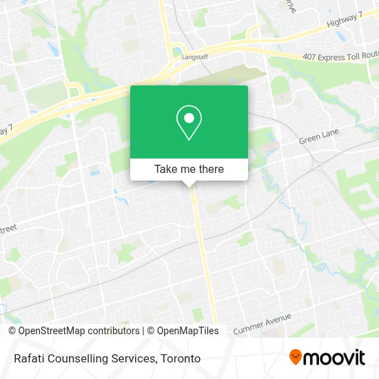 Rafati Counselling Services map