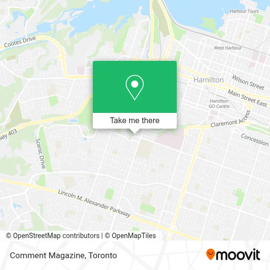 Comment Magazine map