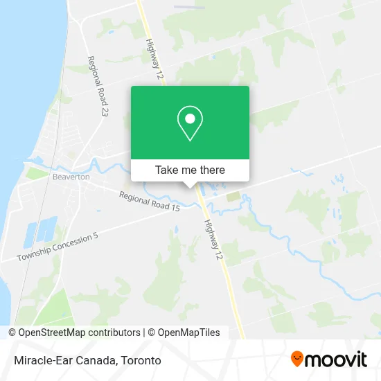 Miracle-Ear Canada map