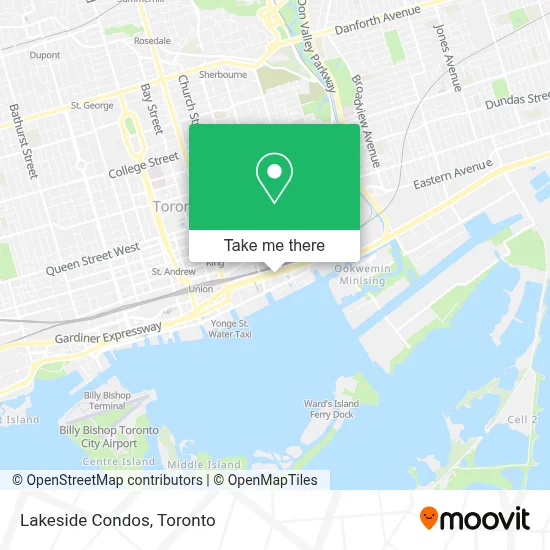 Lakeside Condos map
