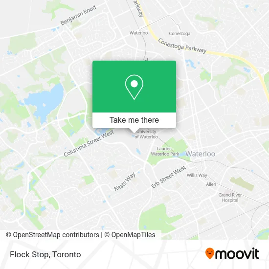 Flock Stop map
