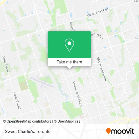 Sweet Charlie's map