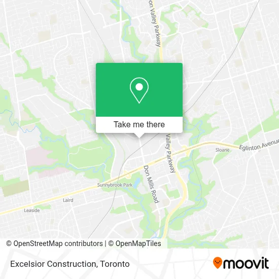 Excelsior Construction map