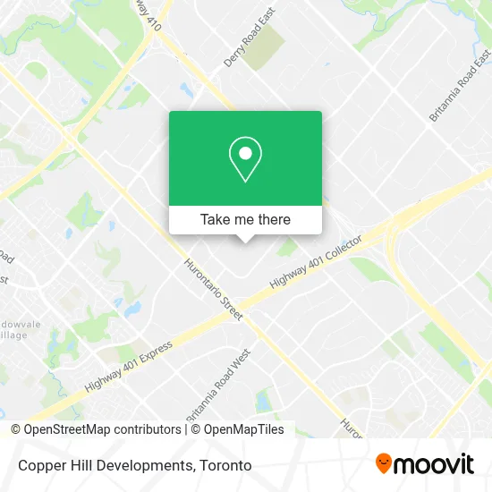 Copper Hill Developments map