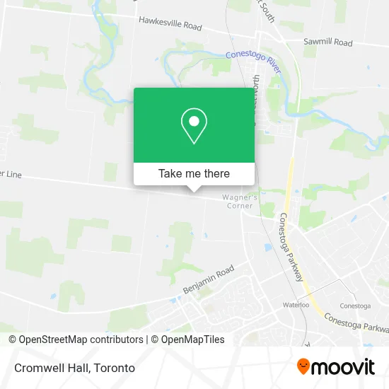 Cromwell Hall map