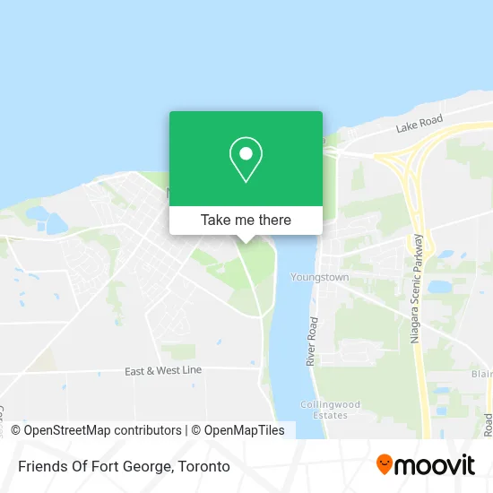Friends Of Fort George map