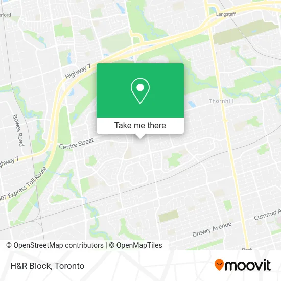 H&R Block map