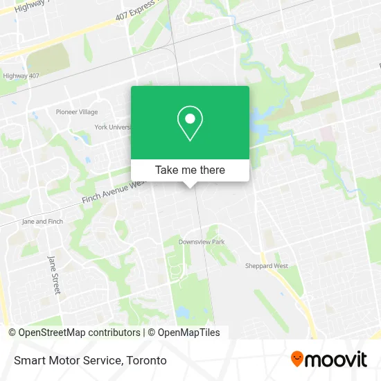 Smart Motor Service map