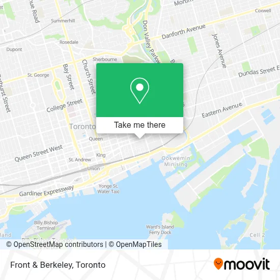 Front & Berkeley map