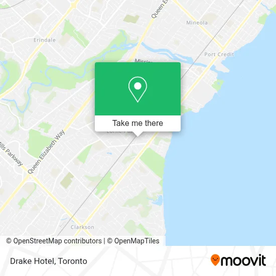 Drake Hotel map