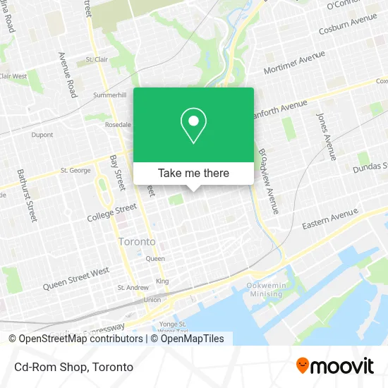 Cd-Rom Shop map