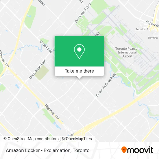 Amazon Locker - Exclamation map