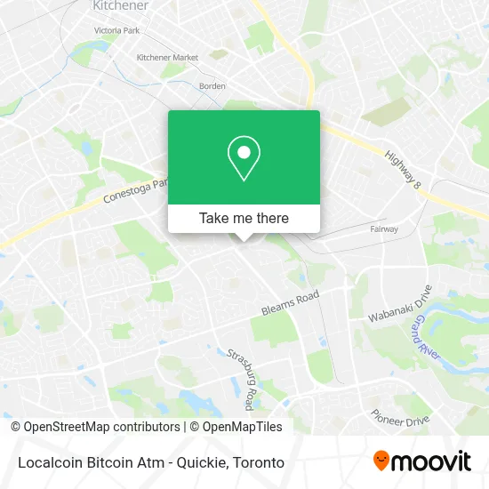 Localcoin Bitcoin Atm - Quickie map