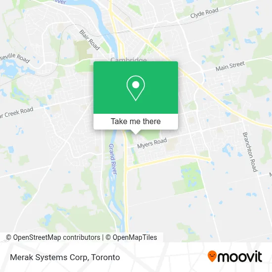 Merak Systems Corp map