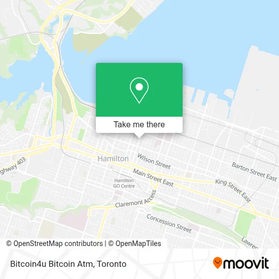 Bitcoin4u Bitcoin Atm map