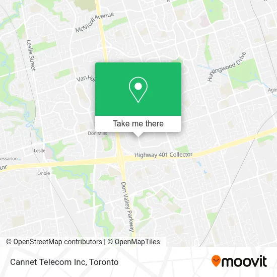 Cannet Telecom Inc map