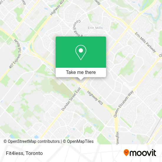 Fit4less map