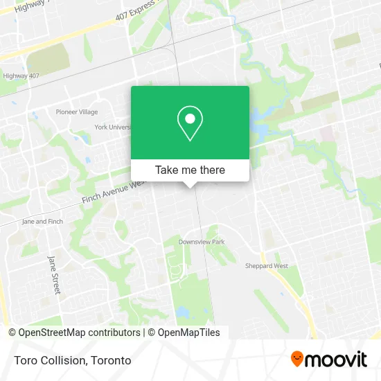 Toro Collision map