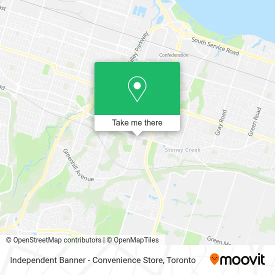Independent Banner - Convenience Store map