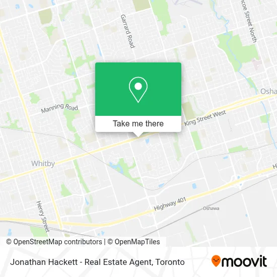 Jonathan Hackett - Real Estate Agent map
