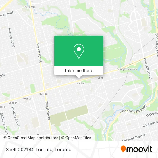 Shell C02146 Toronto map