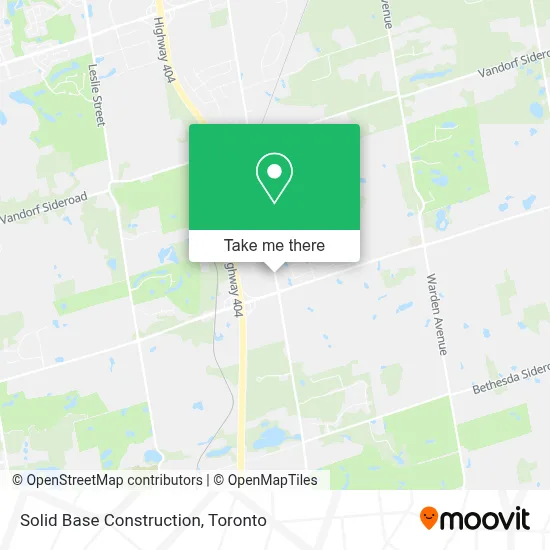 Solid Base Construction map