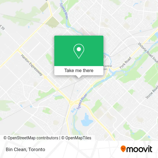 Bin Clean map