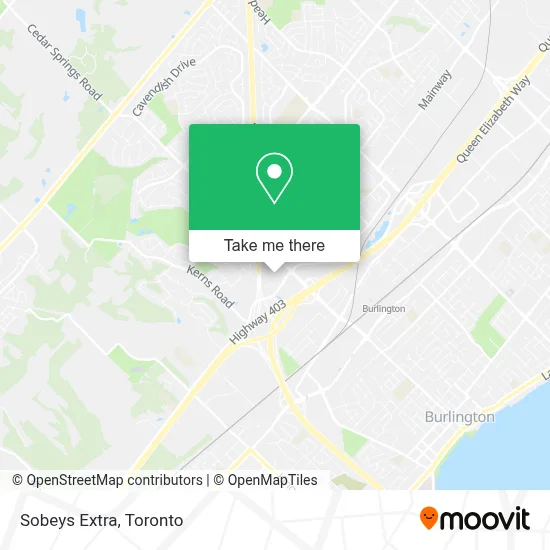 Sobeys Extra map