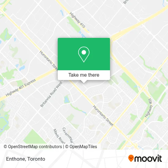 Enthone map