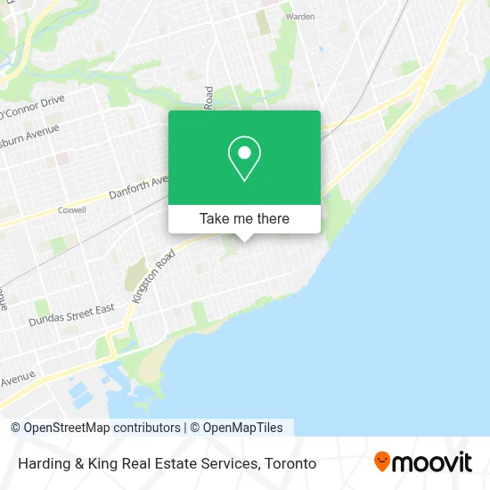 Harding & King Real Estate Services map