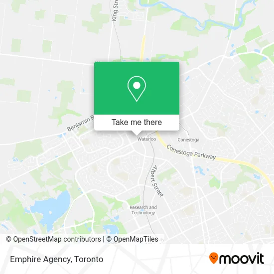Emphire Agency map