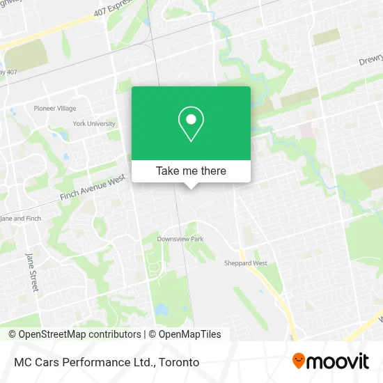 MC Cars Performance Ltd. map