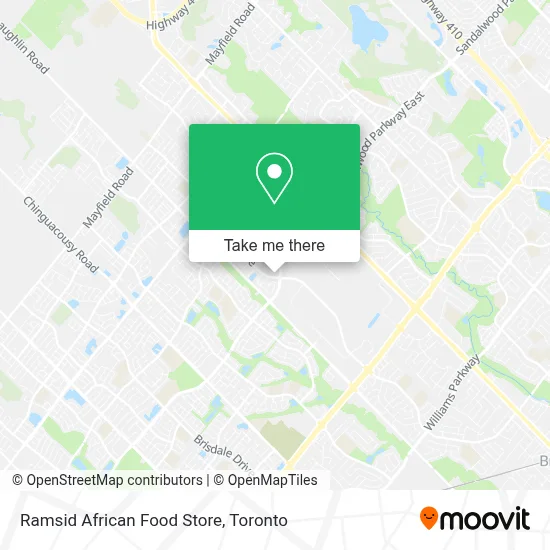 Ramsid African Food Store plan